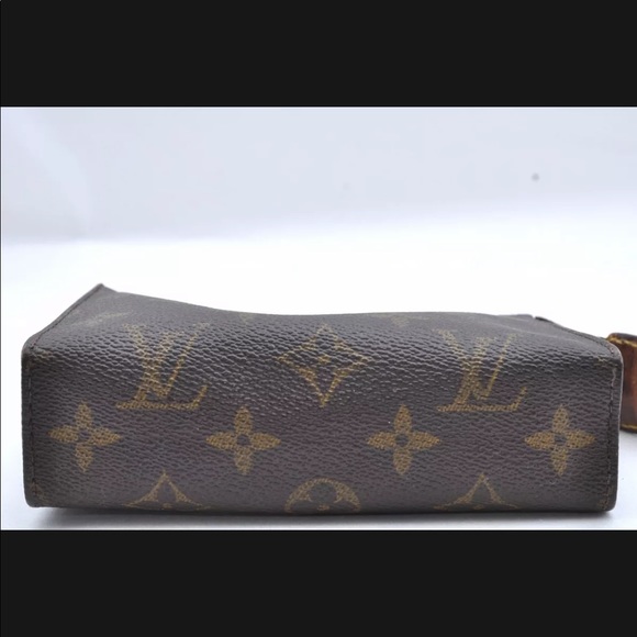 Auth Louis Vuitton Monogram Poche Toilette 15 Cosmetics Pouch M47546 LV - Picture 1 of 11